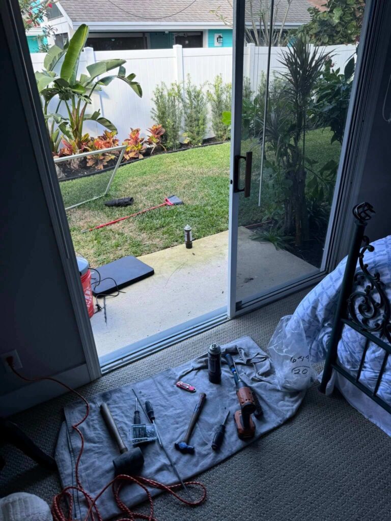 sliding glass door repair Wellington